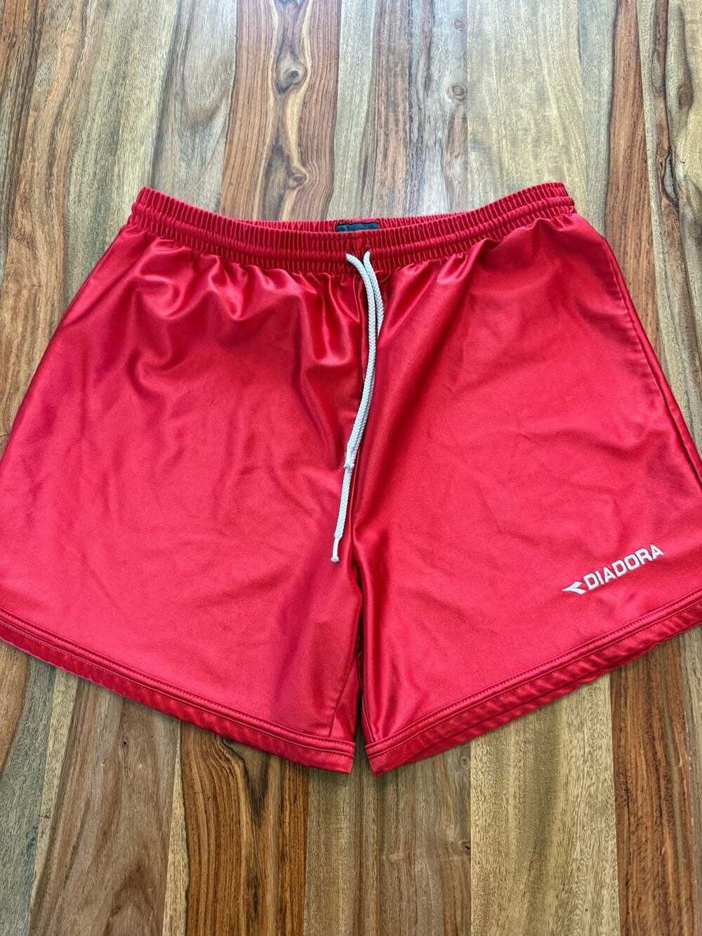 Vintage Diadora Red Soccer Shorts Size M